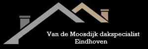 Een logo van een dak contour en de tekst vdMoosdijkdakspecialist Eindhoven